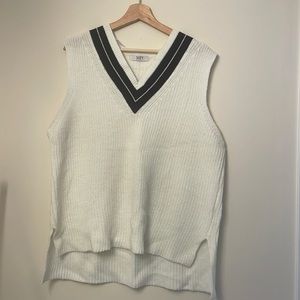 High Low Varsity Vest